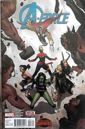 A-Force #3 (2015) Marvel cover